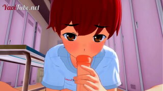 Yaoi 3D – Naru x Shiro [Yaoiotube’s Mascot] Handjob, blowjob & Anal